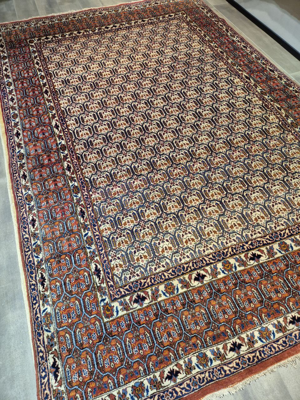 TAPPETO ISFAHAN NAJAF ABAD ANTICO MIS:307x205 CM - Image 2