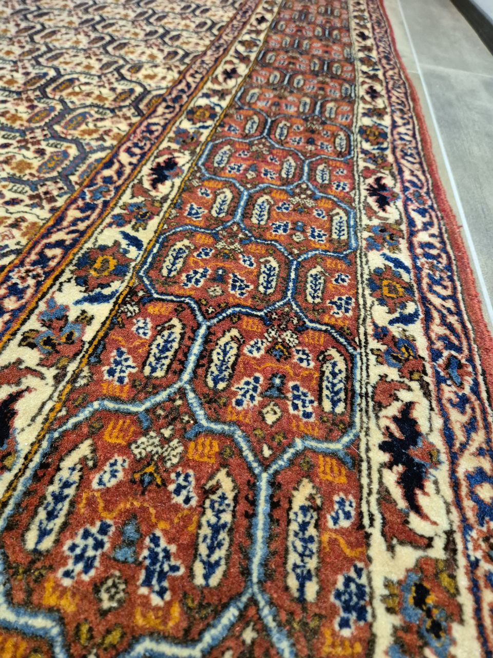 TAPPETO ISFAHAN NAJAF ABAD ANTICO MIS:307x205 CM - Image 7