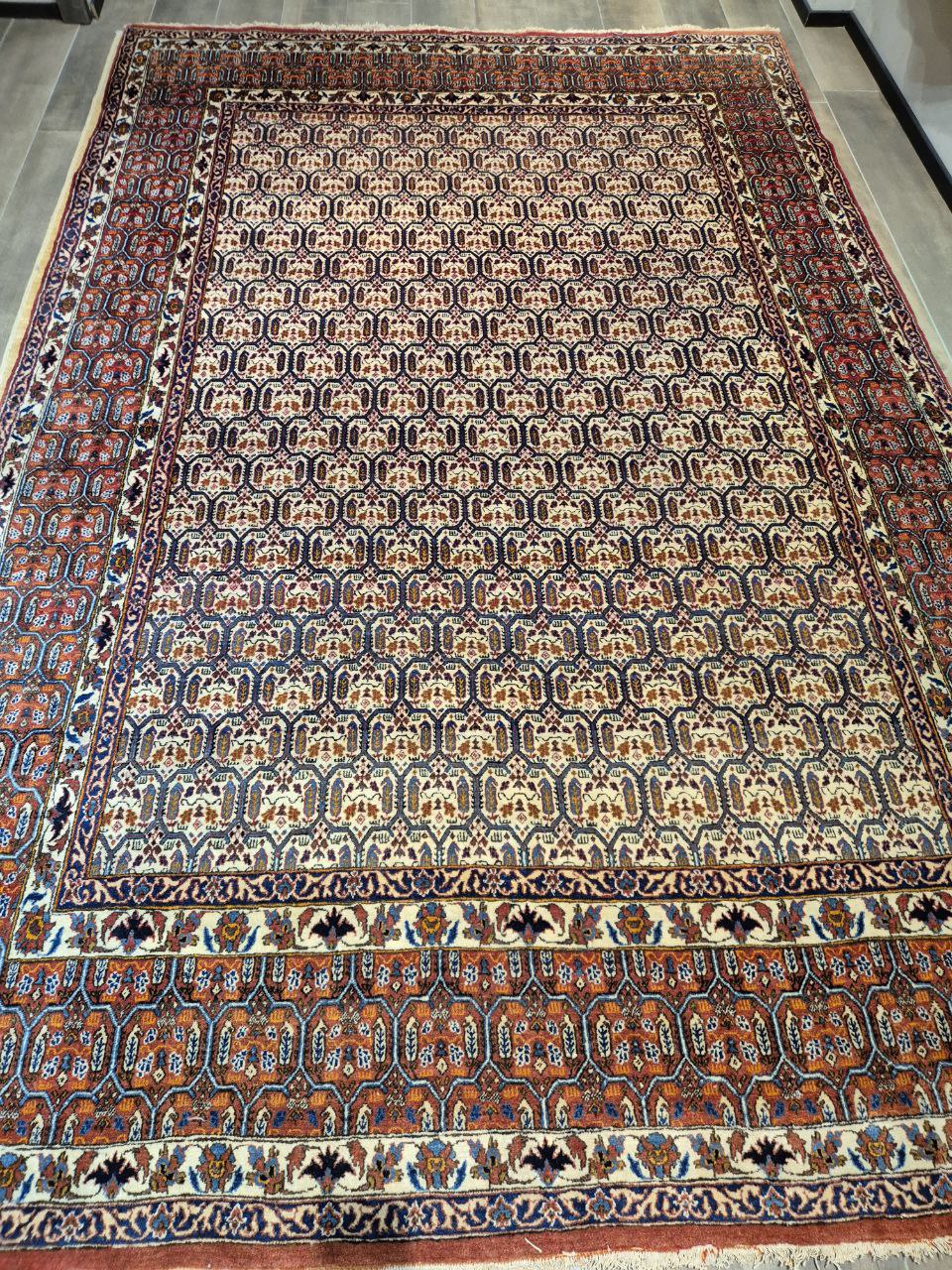 TAPPETO ISFAHAN NAJAF ABAD ANTICO MIS:307x205 CM - Image 5