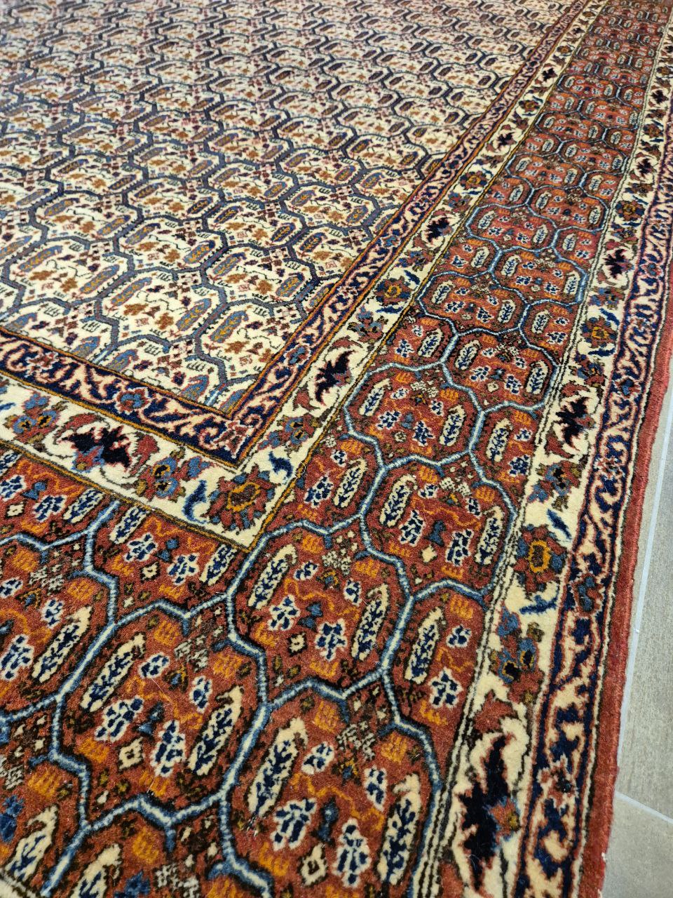 TAPPETO ISFAHAN NAJAF ABAD ANTICO MIS:307x205 CM - Image 6