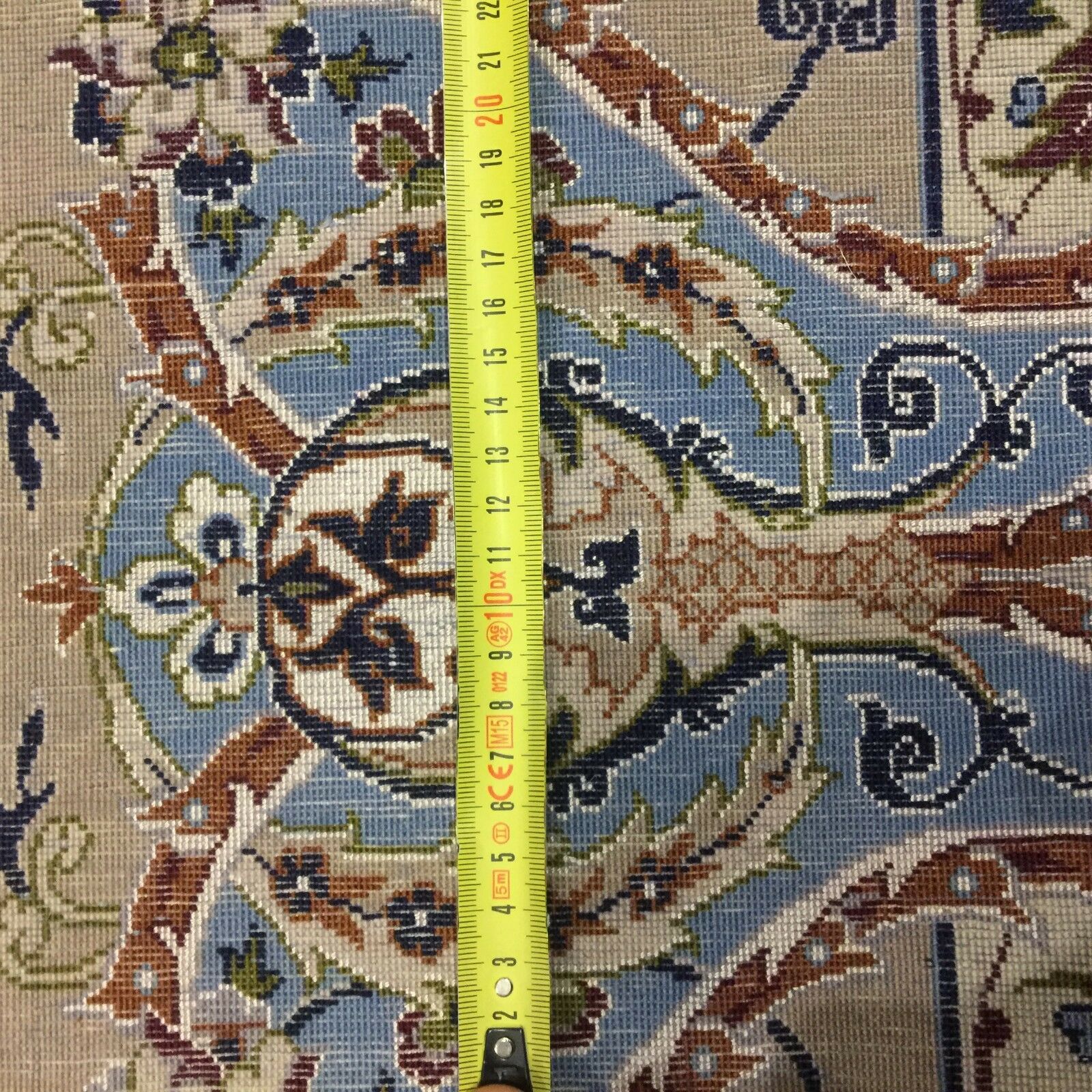 TAPPETO ISFAHAN PERSIANO TRAMA SETA EXTRA FINE MIS:315x210 CM - Image 7