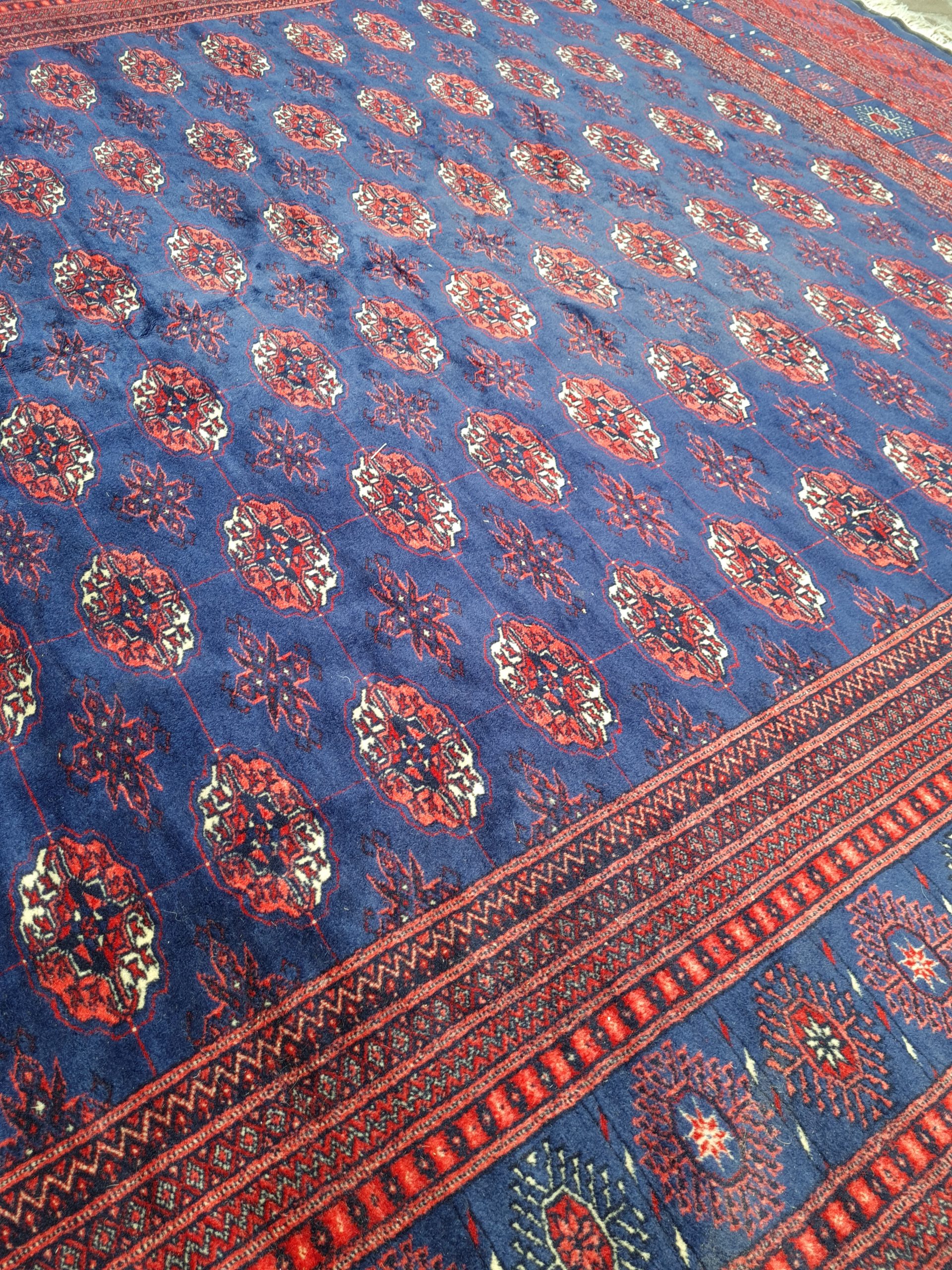 TAPPETO BUKARA TEKKEH PERSIANO MIS:350x245 CM - Image 7