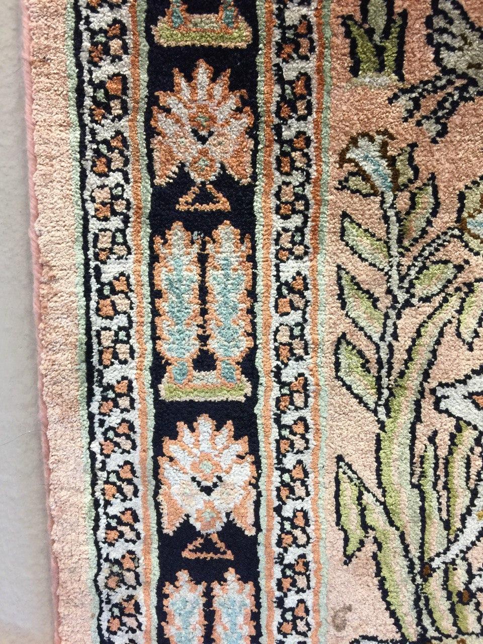 TAPPETO 100% SETA PURA KASHMIR NATURALE MIS:320x212 CM - Image 5