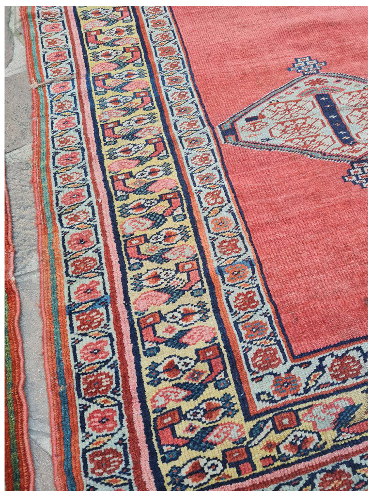 Coppia Tappeto Heriz zona bakhshayesh antico mis:515x118 cm - Image 5