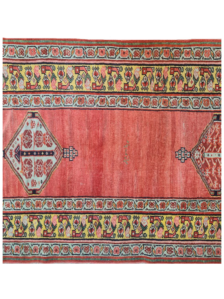 Coppia Tappeto Heriz zona bakhshayesh antico mis:515x118 cm