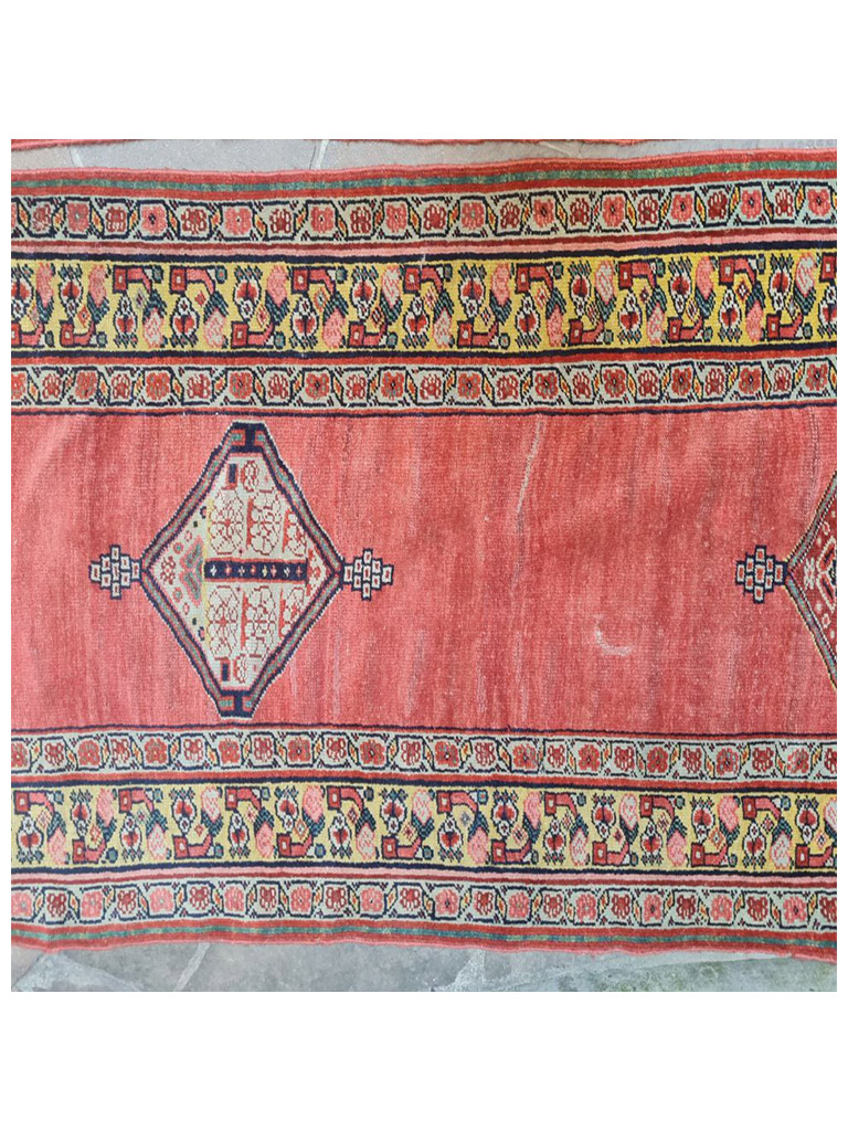 Coppia Tappeto Heriz zona bakhshayesh antico mis:515x118 cm - Image 7