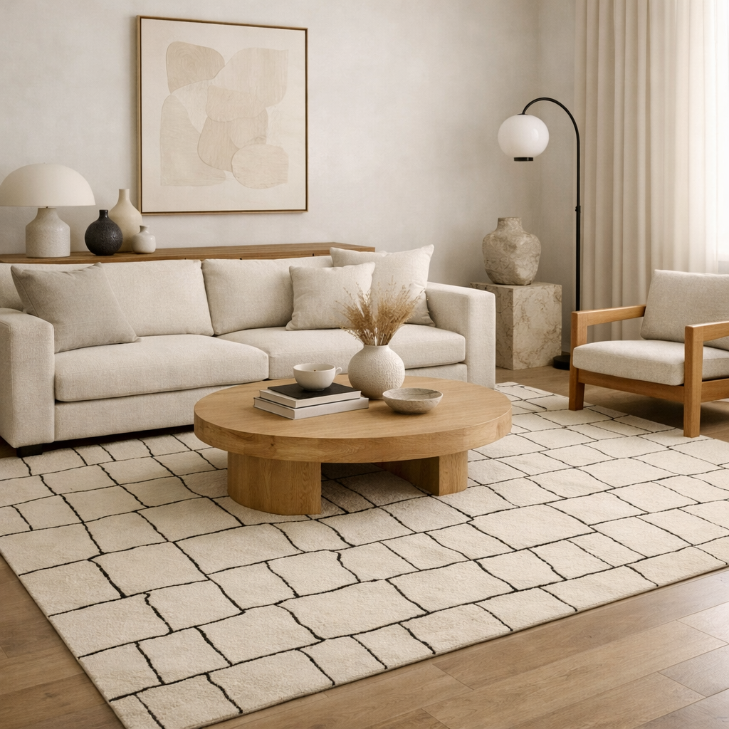 TAPPETO BERBERO NOMADE PELO CORTO MIS:185 X 282 CM - immagine 3