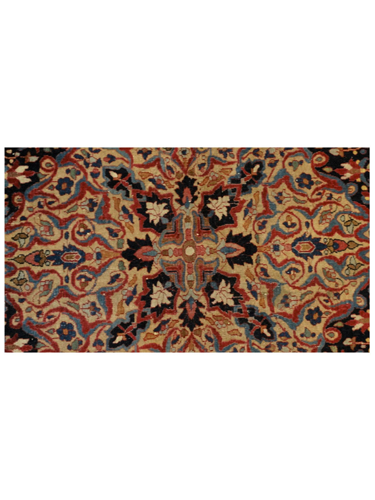 TAPPETO ISFAHAN AHMAD PERSIANO ANTICO MIS:213x140 CM - Image 6