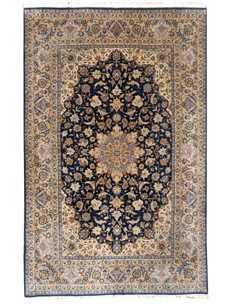 TAPPETO ISFAHAN EXTRA FINE TRAMA SETA PERSIANO MIS:234x156 CM