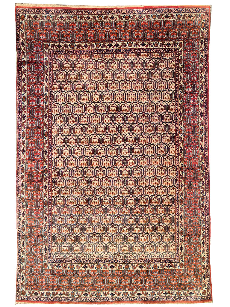 TAPPETO ISFAHAN NAJAF ABAD ANTICO MIS:307x205 CM