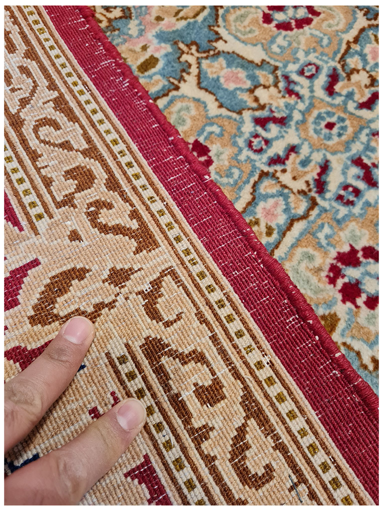 TAPPETO KIRMAN PERSIANO LAVAR VECCHIO MIS: 380x 287 CM - Image 5