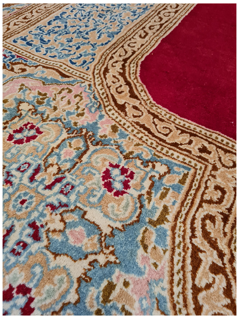 TAPPETO KIRMAN PERSIANO LAVAR VECCHIO MIS: 380x 287 CM - Image 7