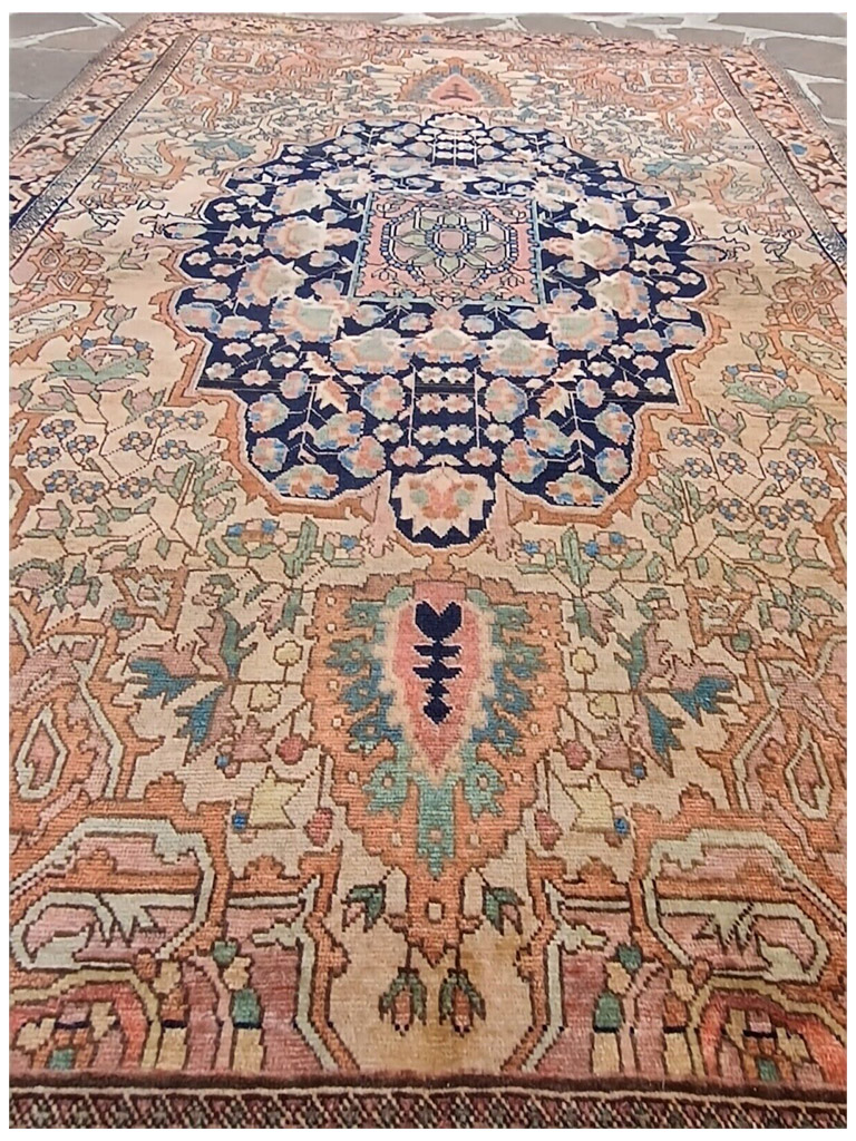 TAPPETO SARUK FARAHAN PERSIANO ANTICO MIS:206x133 CM - Image 2
