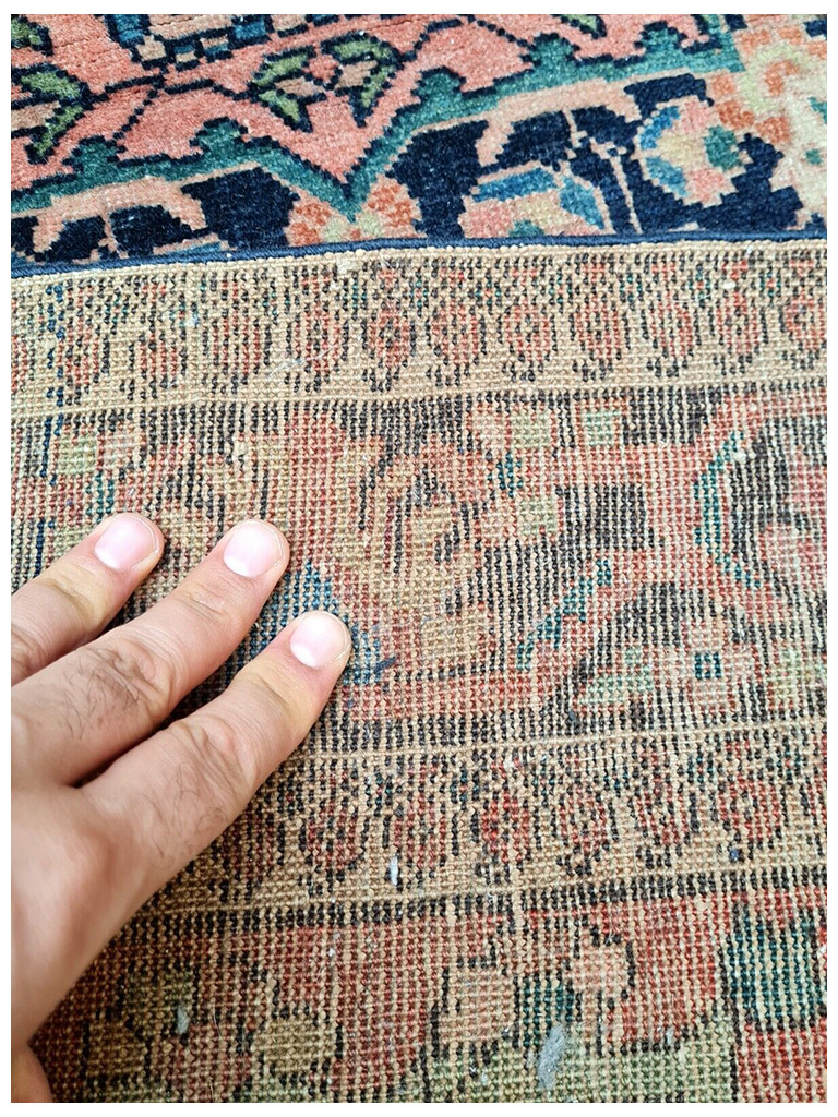 TAPPETO SARUK FARAHAN PERSIANO ANTICO MIS:206x133 CM - Image 7