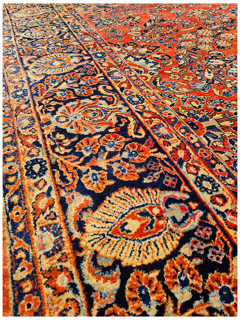 TAPPETO SARUK MOHAJERAN PERIODO AMERICANO ANTICO MIS:400x303 CM - Image 4