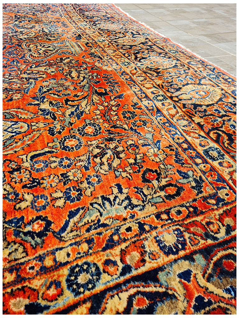 TAPPETO SARUK MOHAJERAN PERIODO AMERICANO ANTICO MIS:400x303 CM - Image 2