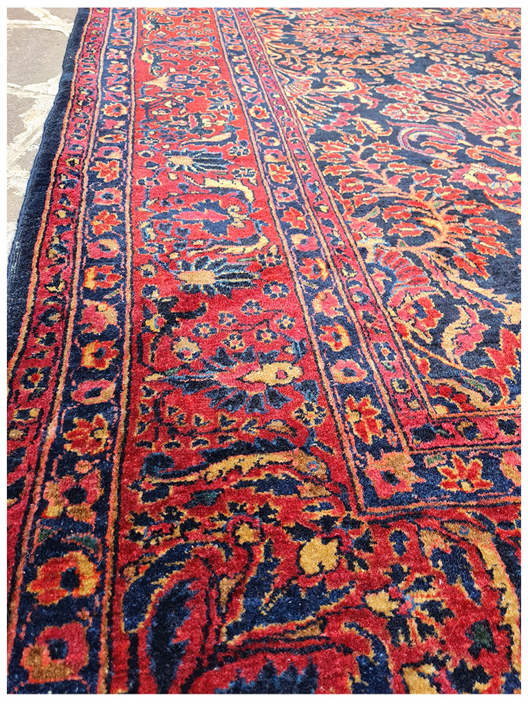 TAPPETO SARUK MOHAJERAN PERSIANO ANTICO MIS:320x220 CM - Image 2