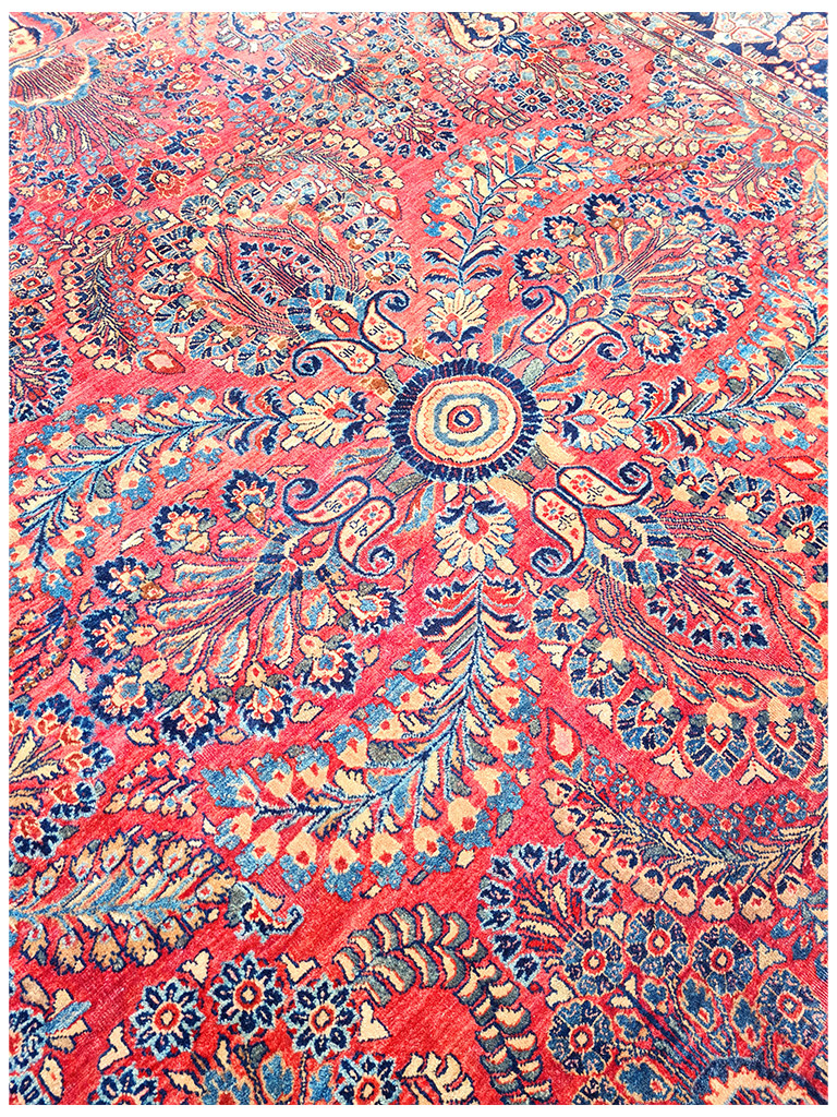 TAPPETO SARUK PERIODO AMERICANO ANTICO MIS: 350x266 CM - immagine 4