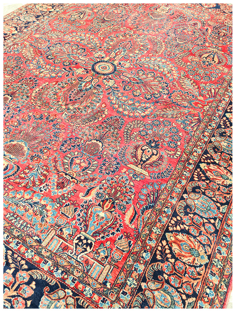 TAPPETO SARUK PERIODO AMERICANO ANTICO MIS: 350x266 CM - immagine 3