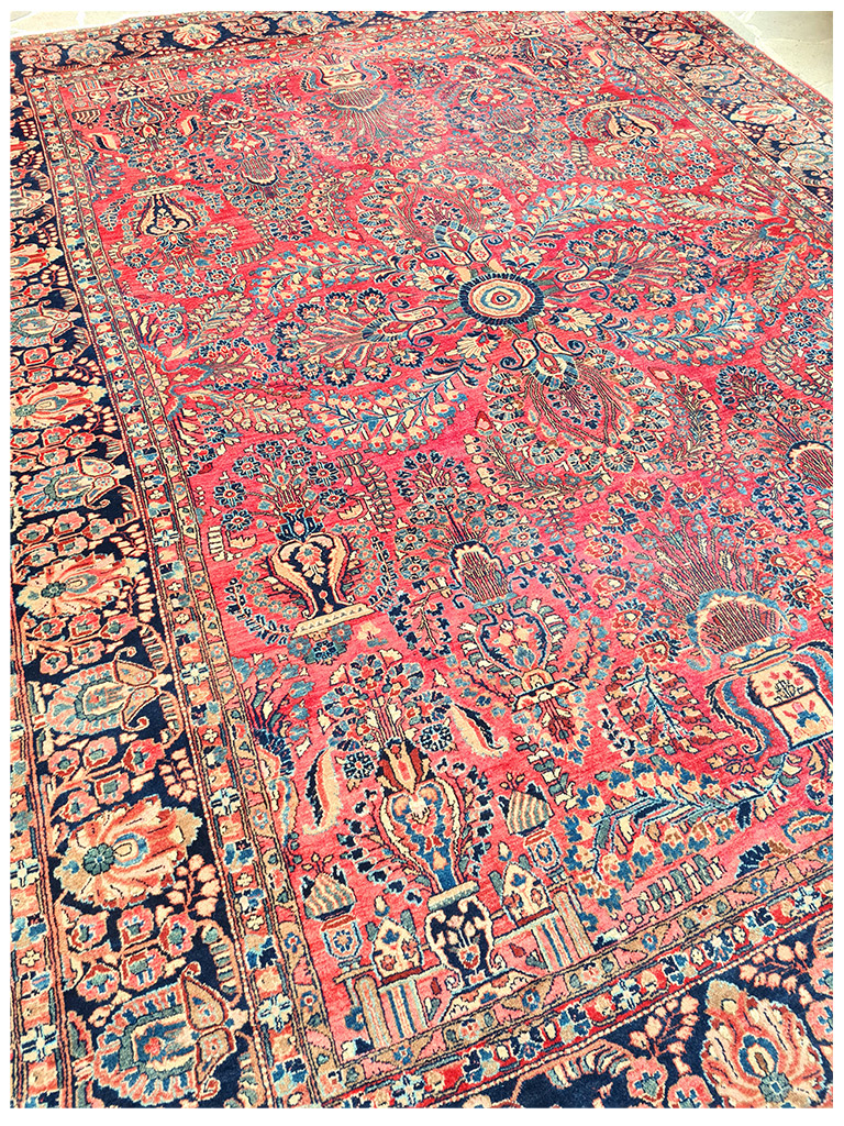 TAPPETO SARUK PERIODO AMERICANO ANTICO MIS: 350x266 CM - immagine 2