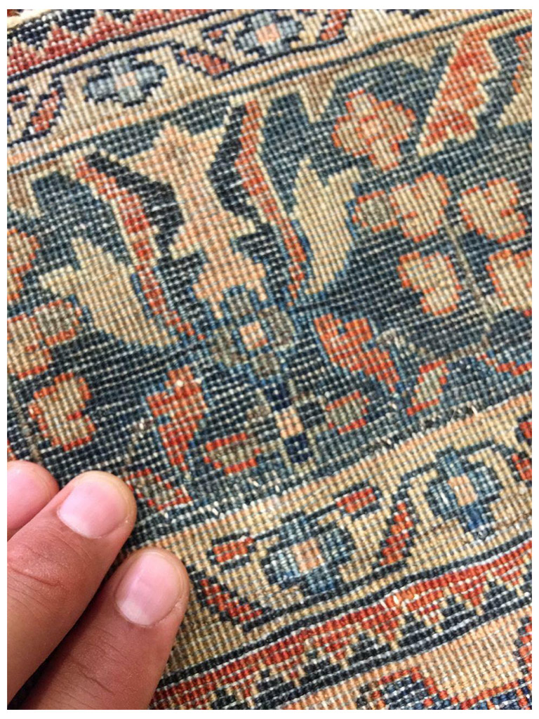 TAPPETO SARUK PERIODO AMERICANO PERSIANO ANTICO MIS:148X100 CM - Image 5