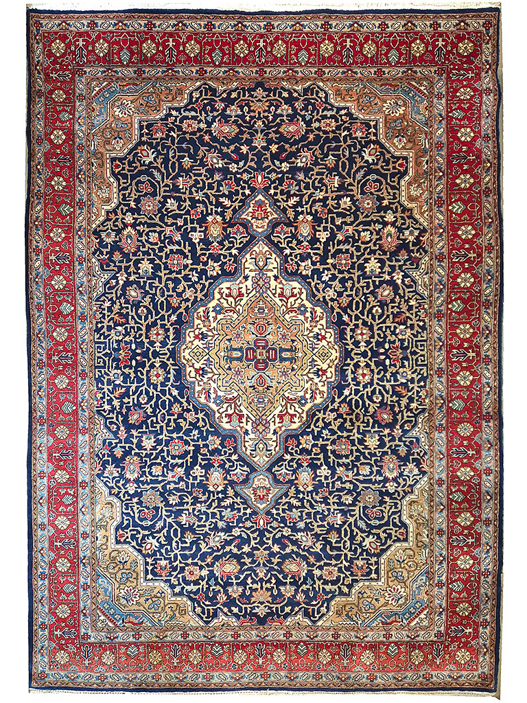 TAPPETO SARUK PERSIANO VECCHIO MIS:330x225 CM