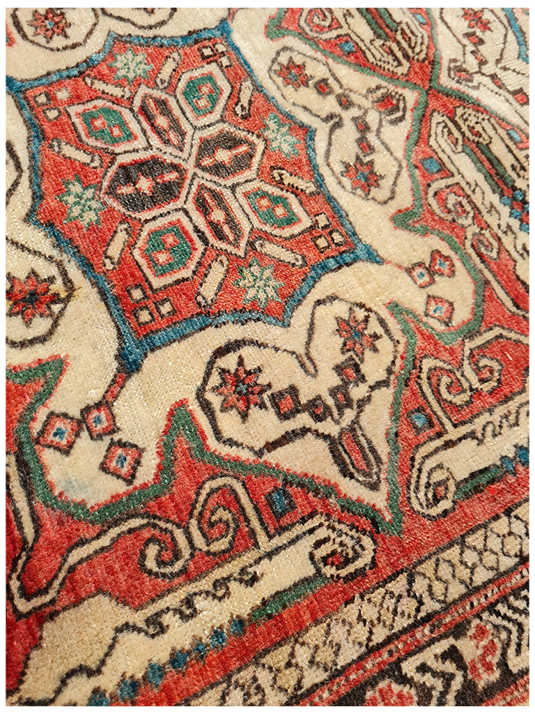 TAPPETO SHIRVAN AZERBAIJAN ANTICO MIS:170x108 CM - Image 4
