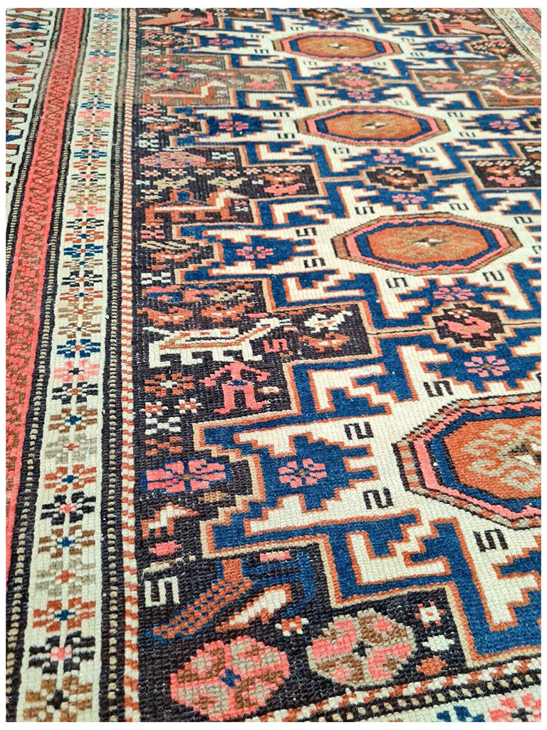 TAPPETO SHIRVAN LESGHI ANTICO MIS:150X92 CM - Image 3