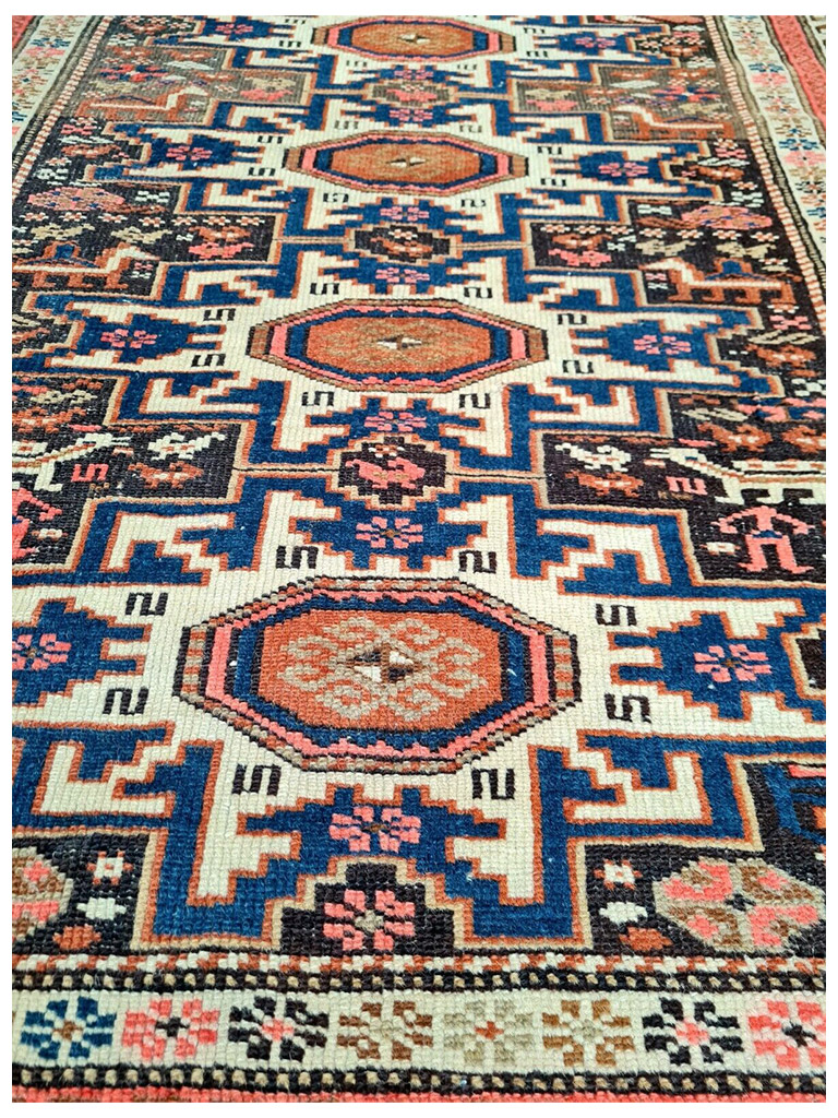 TAPPETO SHIRVAN LESGHI ANTICO MIS:150X92 CM - Image 4