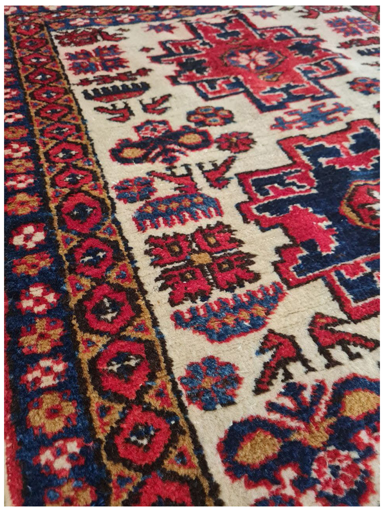 TAPPETO SHIRVAN LEZGHI CAUCASO ANTICO MIS:106X73 CM - Image 8