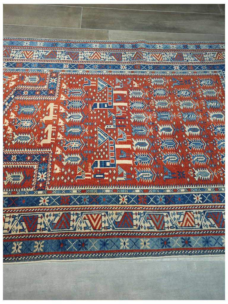 TAPPETO SHIRVAN MARASALI CAUCASO MIS:160 x 110 CM - Image 9