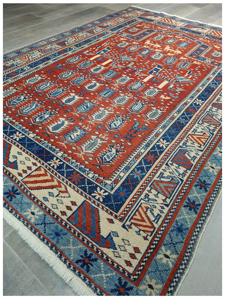 TAPPETO SHIRVAN MARASALI CAUCASO MIS:160 x 110 CM - Image 2