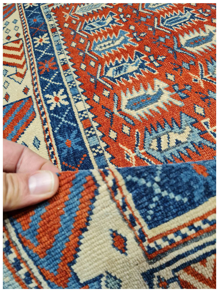 TAPPETO SHIRVAN MARASALI CAUCASO MIS:160 x 110 CM - Image 6