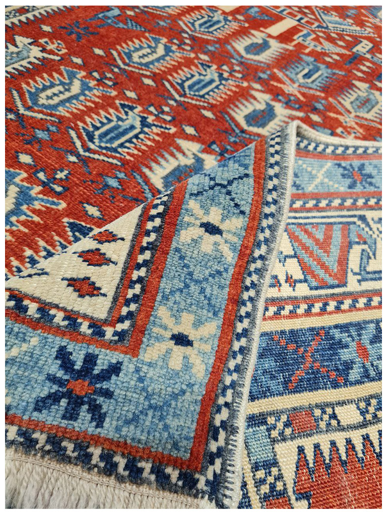 TAPPETO SHIRVAN MARASALI CAUCASO MIS:160 x 110 CM - Image 7