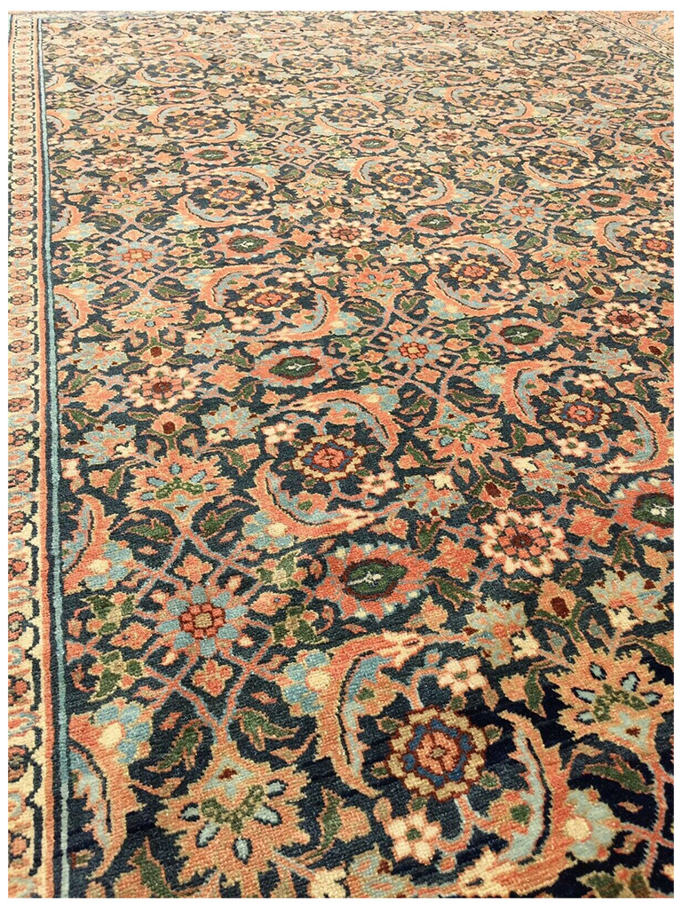 TAPPETO SULTANABAD MAHAL PERSIANO ANTICO EXTRA FINE MIS: 296x216 CM - Image 7