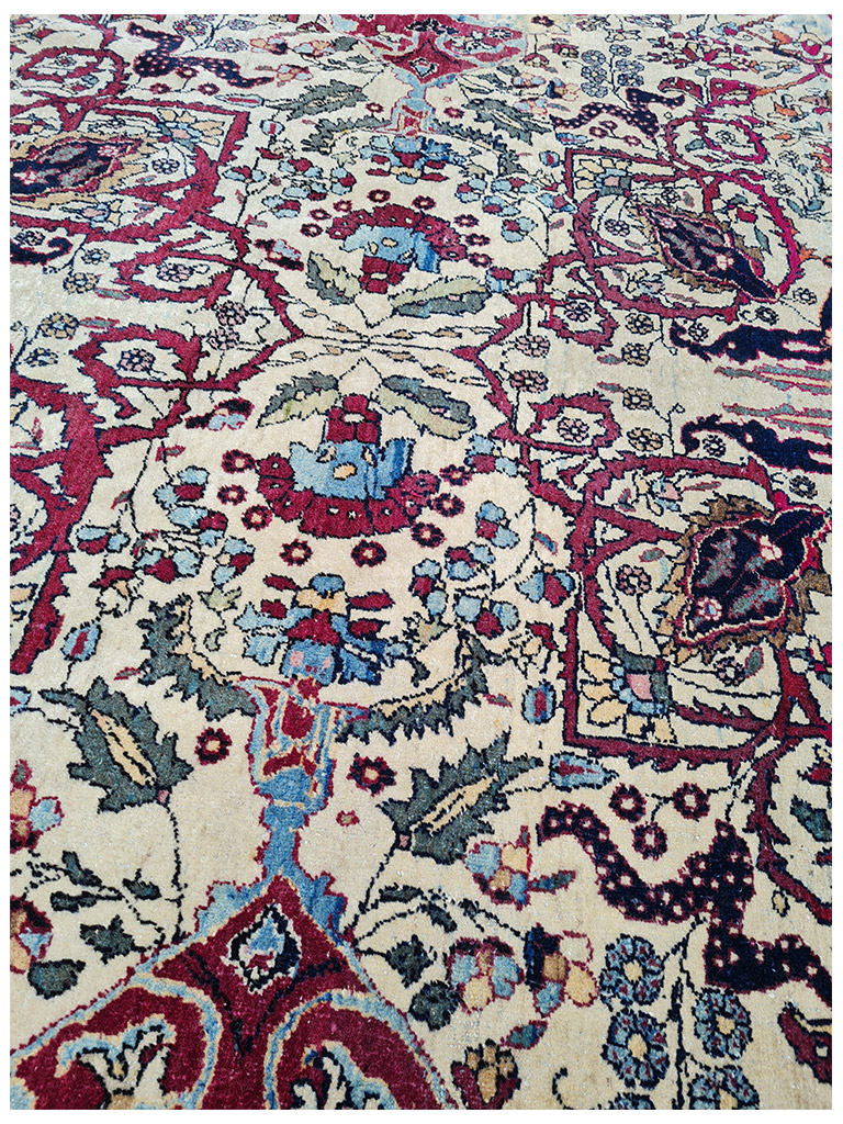 TAPPETO TEHRAN PERSIANO ANTICO EXTRA FINE MIS:310x195 CM - Image 10