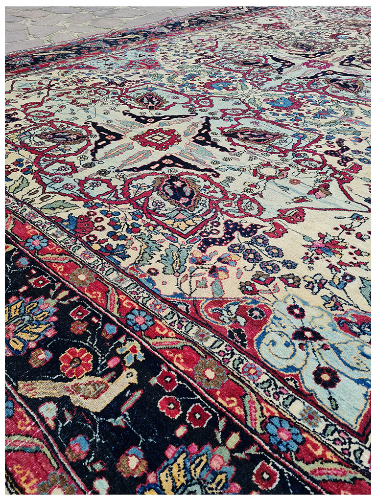 TAPPETO TEHRAN PERSIANO ANTICO EXTRA FINE MIS:310x195 CM - Image 11