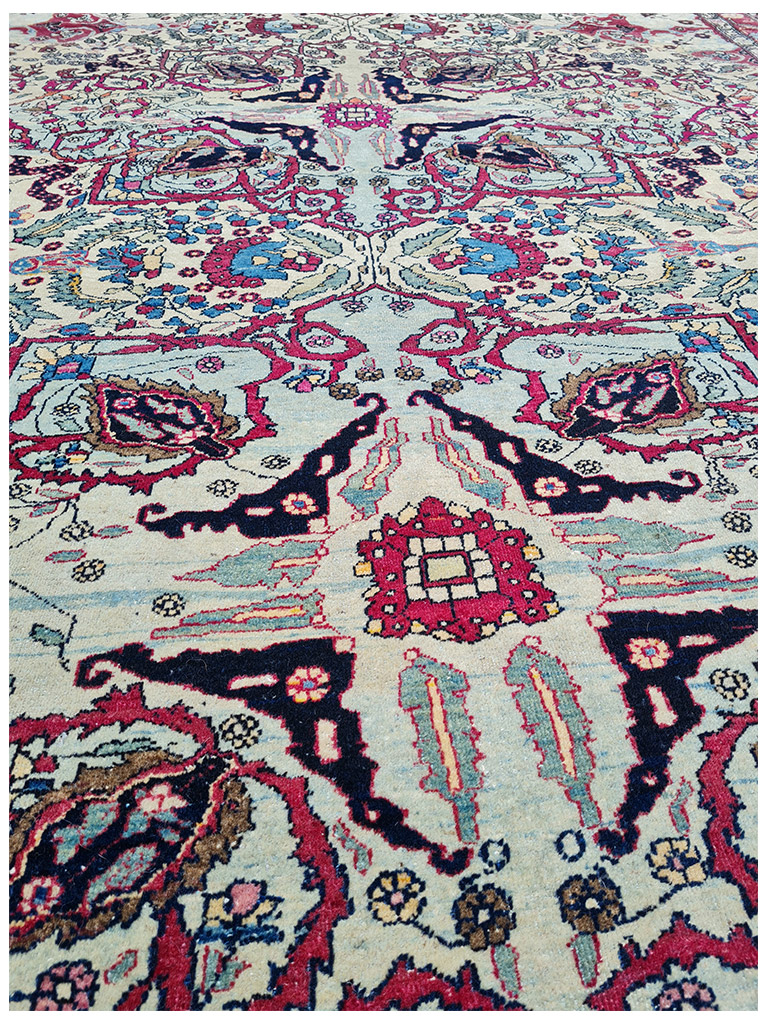 TAPPETO TEHRAN PERSIANO ANTICO EXTRA FINE MIS:310x195 CM - Image 14