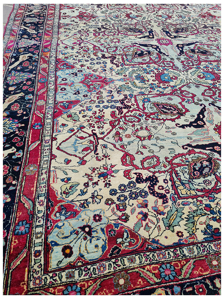 TAPPETO TEHRAN PERSIANO ANTICO EXTRA FINE MIS:310x195 CM - Image 15