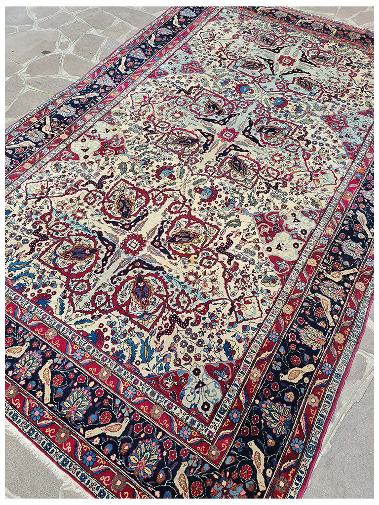 TAPPETO TEHRAN PERSIANO ANTICO EXTRA FINE MIS:310x195 CM - Image 7