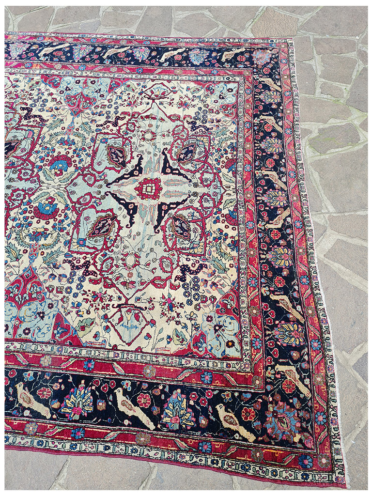 TAPPETO TEHRAN PERSIANO ANTICO EXTRA FINE MIS:310x195 CM - Image 8