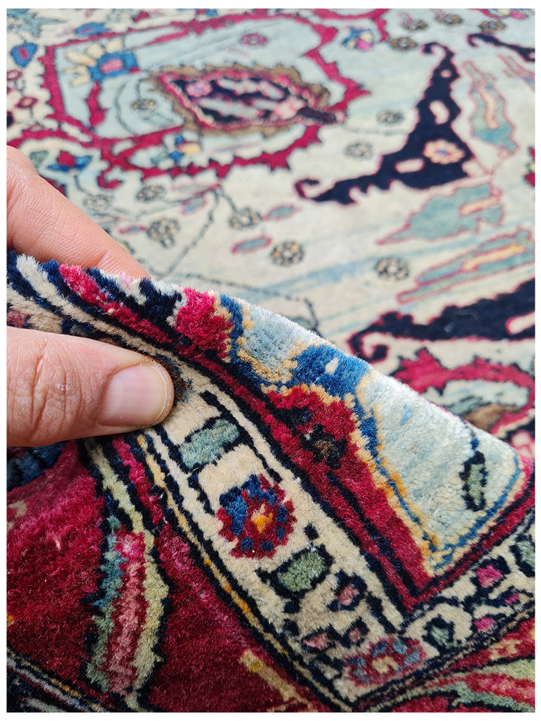 TAPPETO TEHRAN PERSIANO ANTICO EXTRA FINE MIS:310x195 CM - Image 9