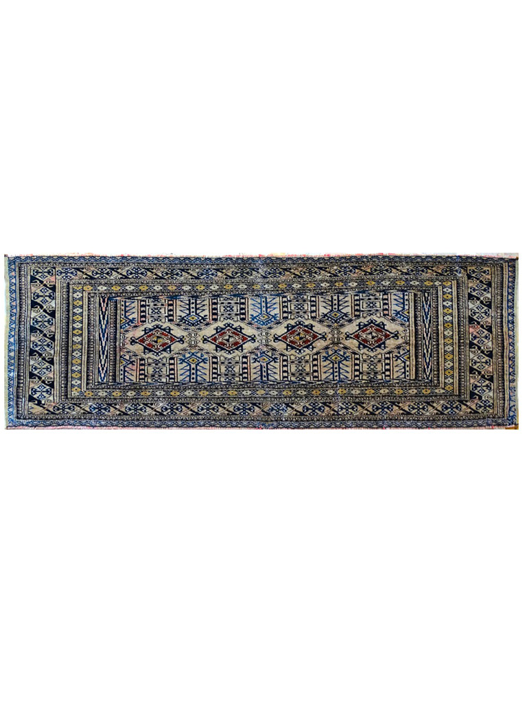 TORBA YAMUT TURKMENO ANTICO MIS:130x32 CM