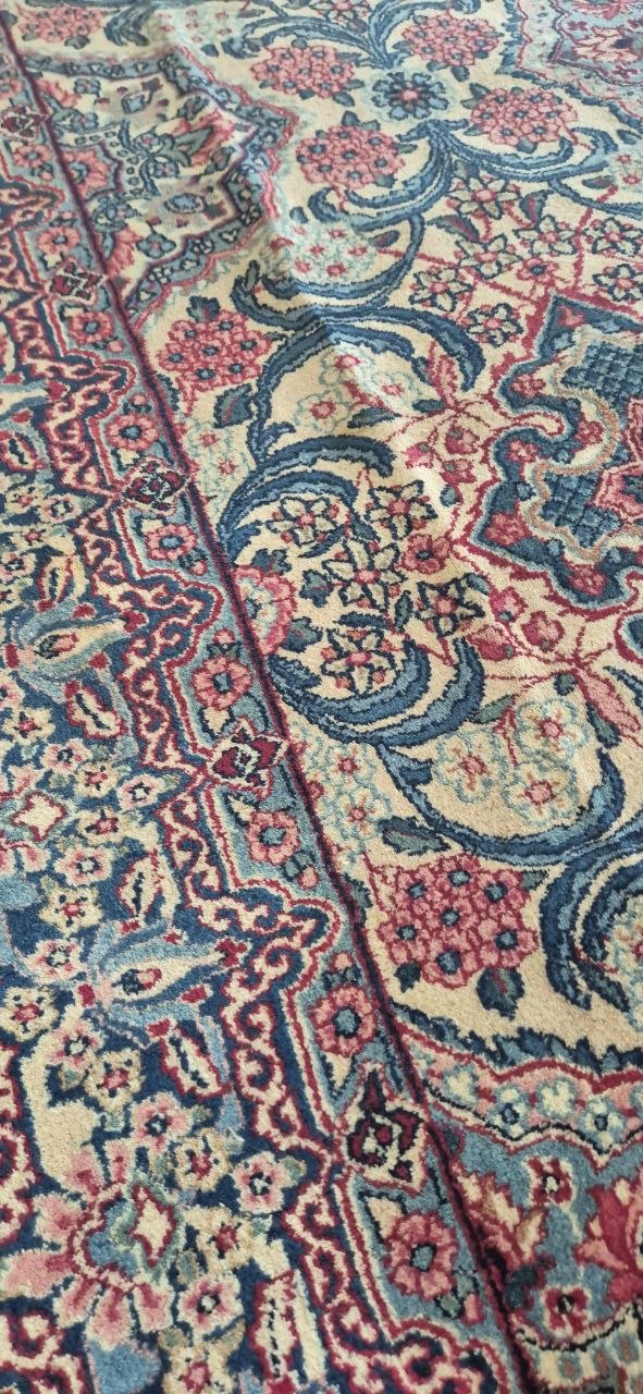 TAPPETO KIRMAN LAVAR IMPERIALE PERSIANO ANTICO MIS:470x200 CM - immagine 4