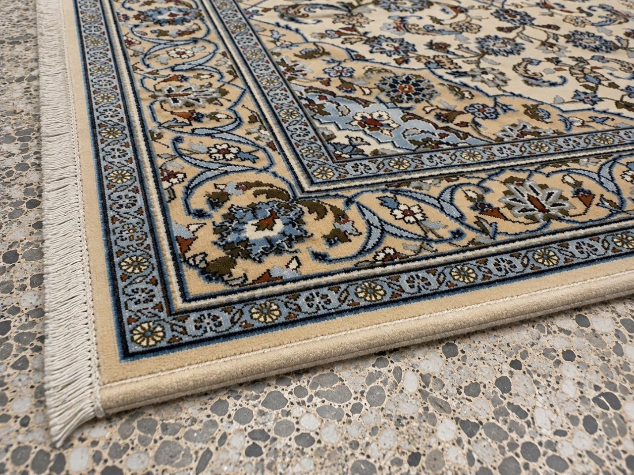 TAPPETO KASHAN PERSIANO LANA DI ALTA QUALITÀ MIS:250x145 CM - immagine 4