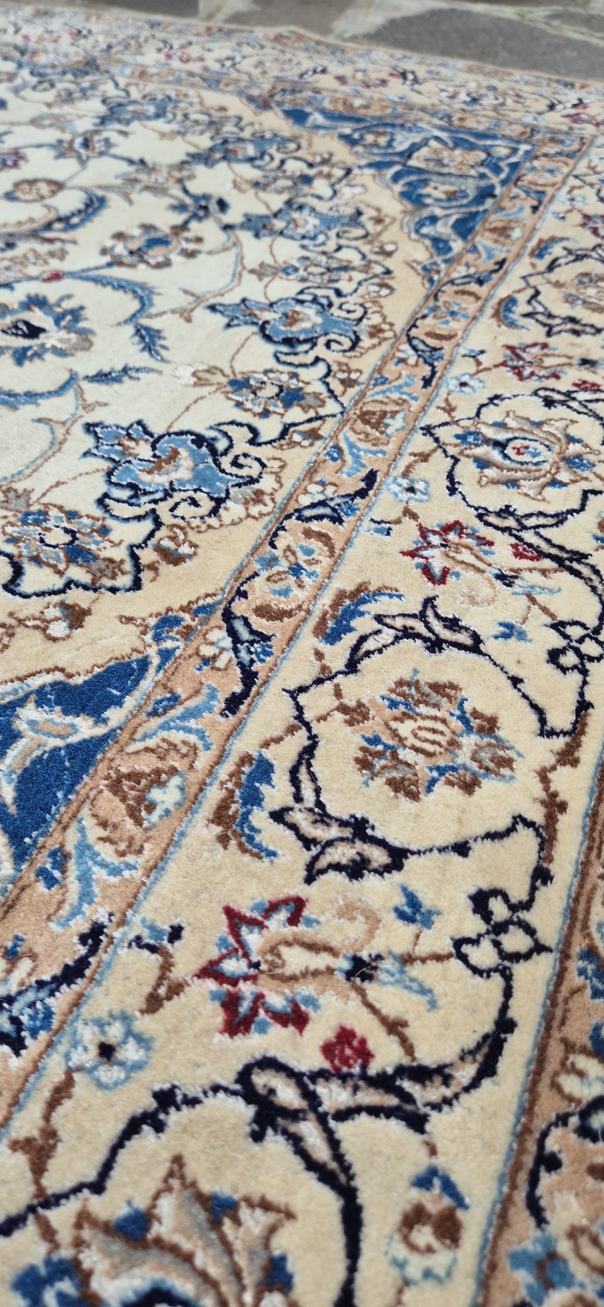 TAPPETO NAIN TUDESHK ANTICO MIS:210X102 CM - immagine 4