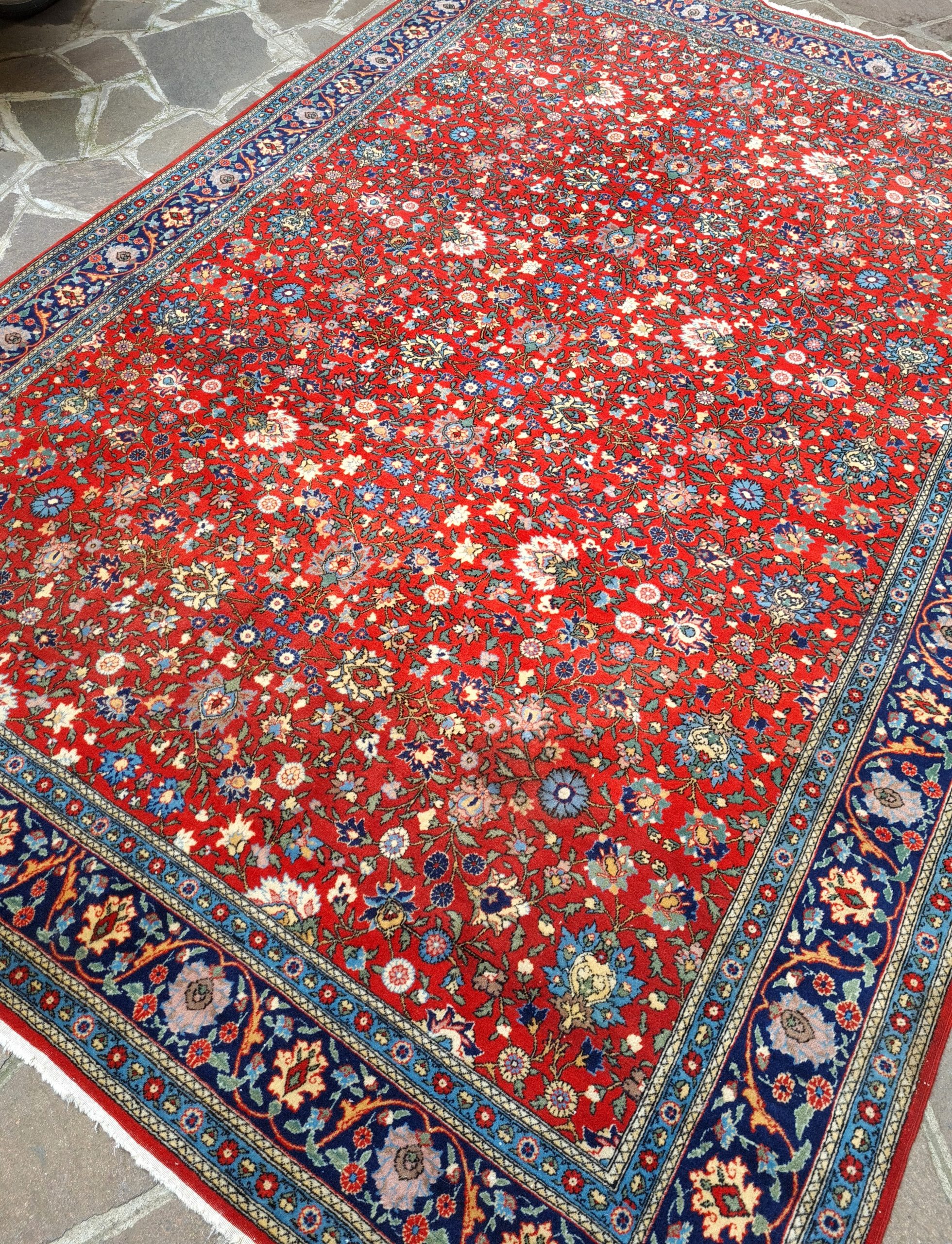 TAPPETO HEREKE TURCO DI VECCHIO MANUFATTI MIS:300X200 CM - immagine 9