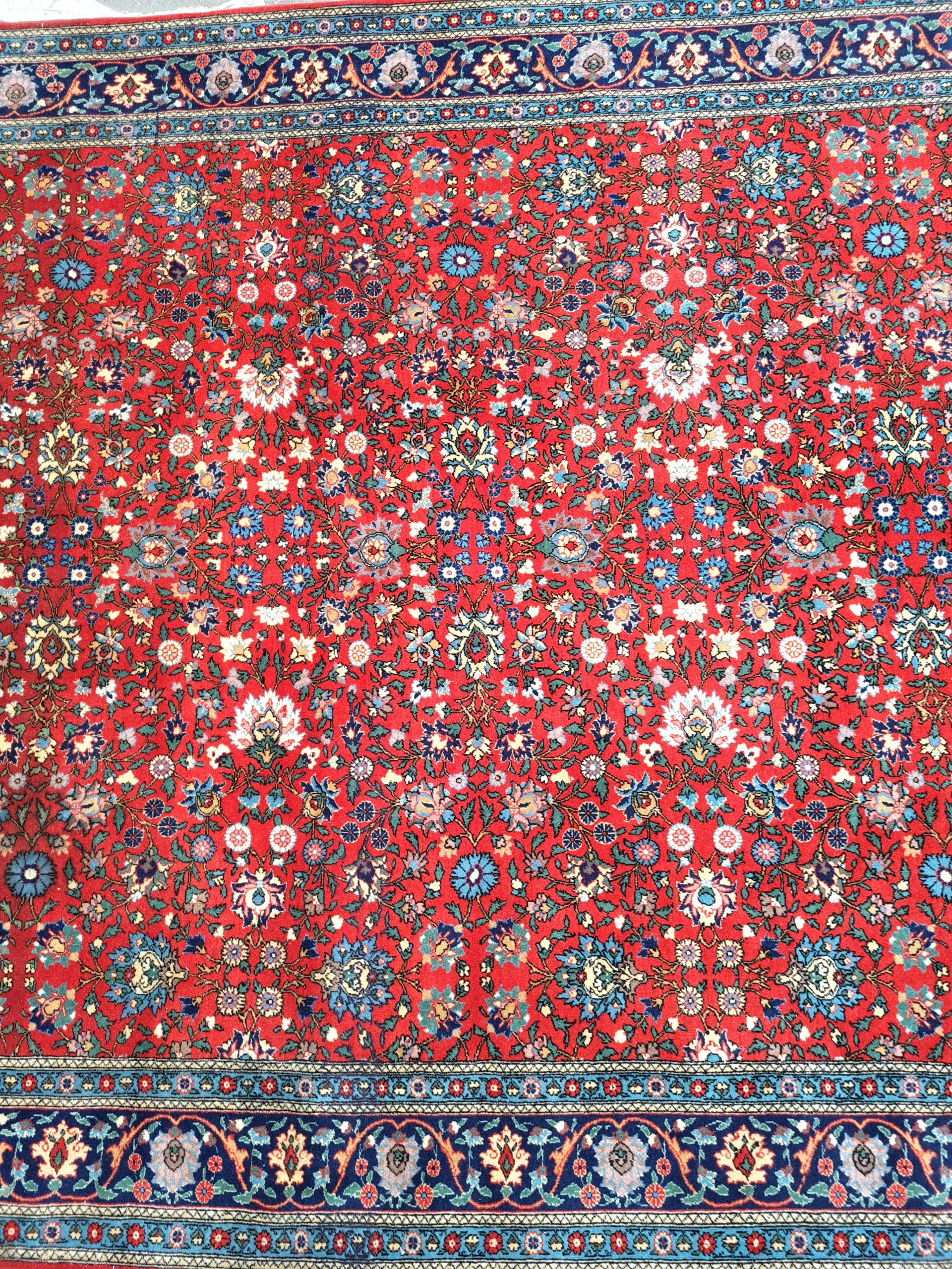TAPPETO HEREKE TURCO DI VECCHIO MANUFATTI MIS:300X200 CM - immagine 7
