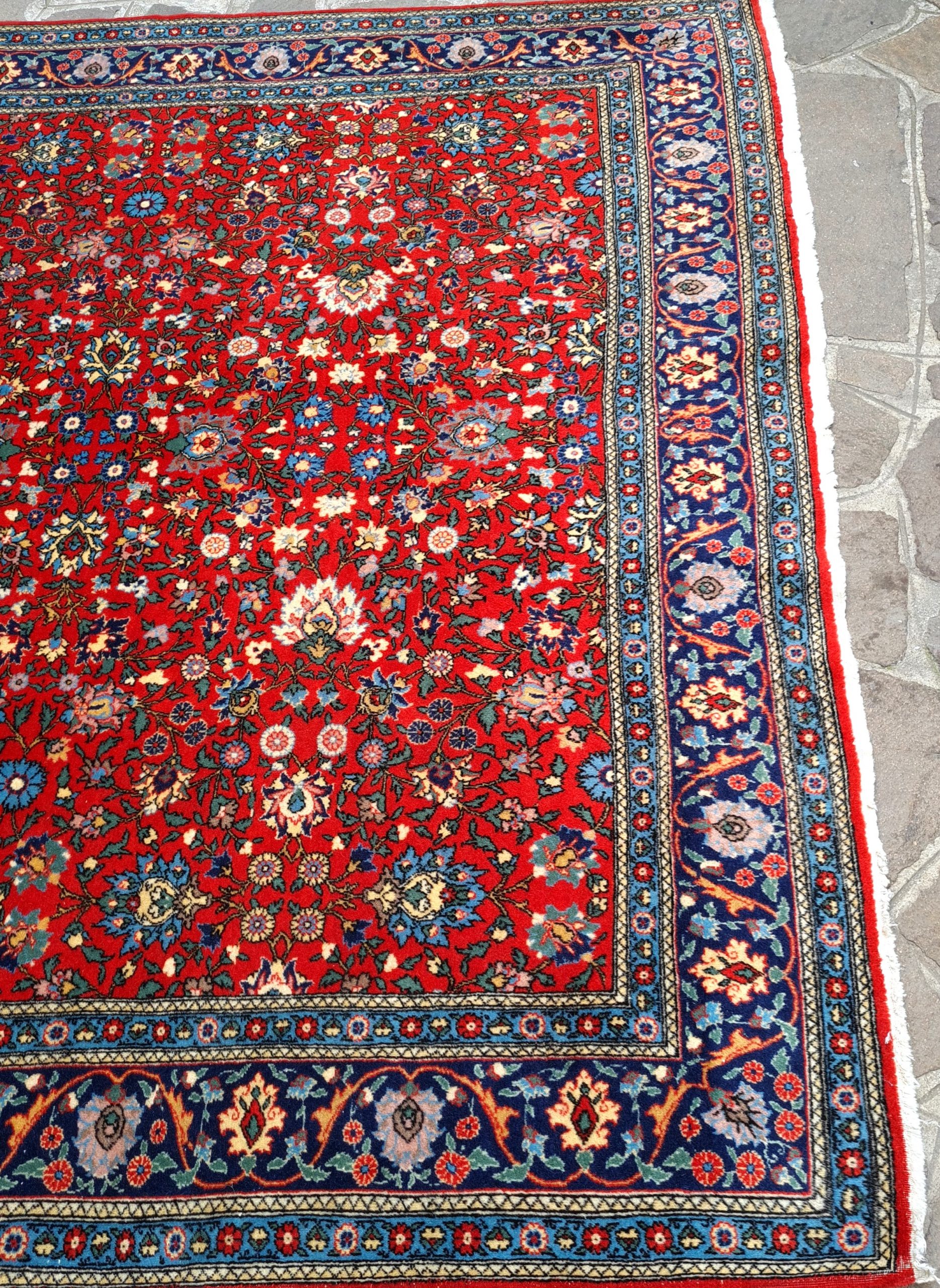 TAPPETO HEREKE TURCO DI VECCHIO MANUFATTI MIS:300X200 CM - immagine 6