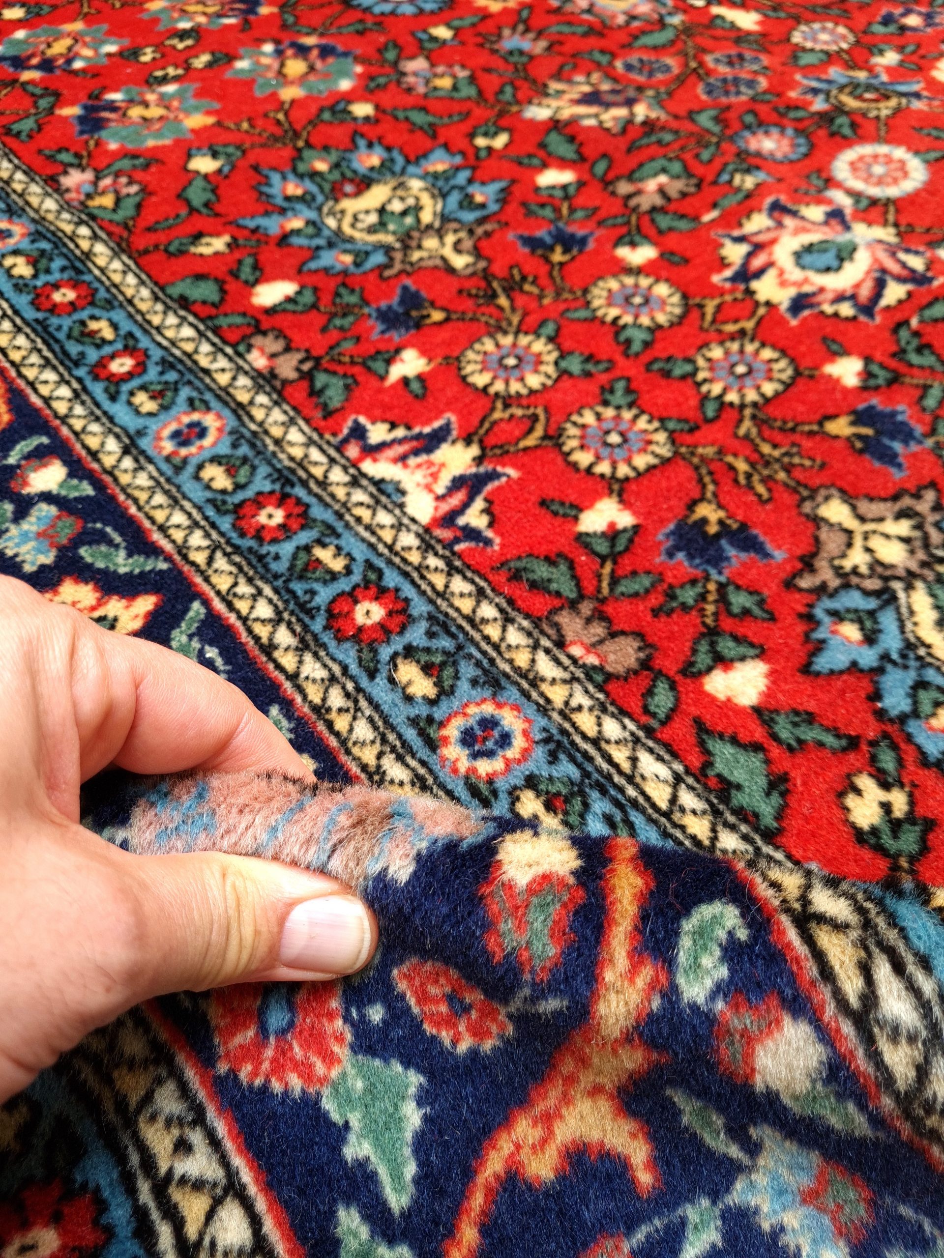 TAPPETO HEREKE TURCO DI VECCHIO MANUFATTI MIS:300X200 CM - immagine 3